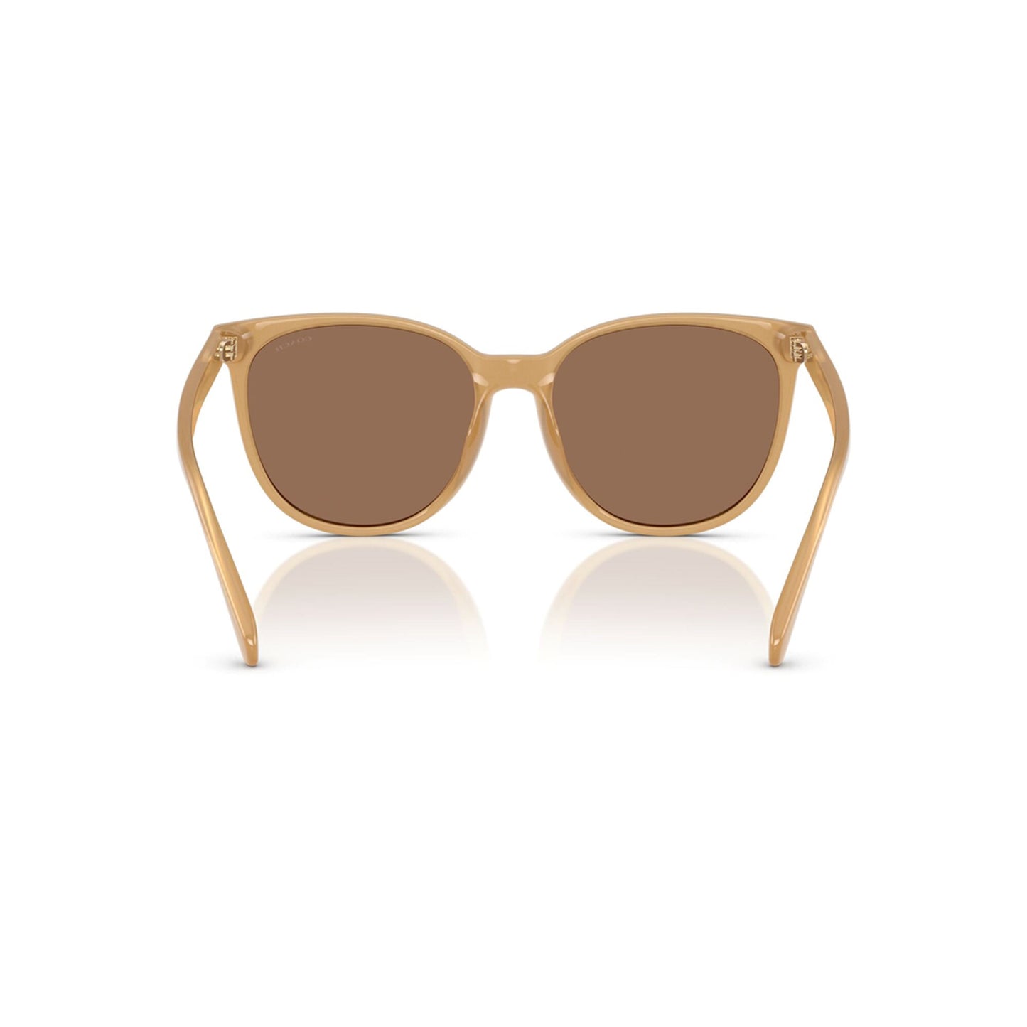 Coach Women's Embedded Signature Round Sunglasses