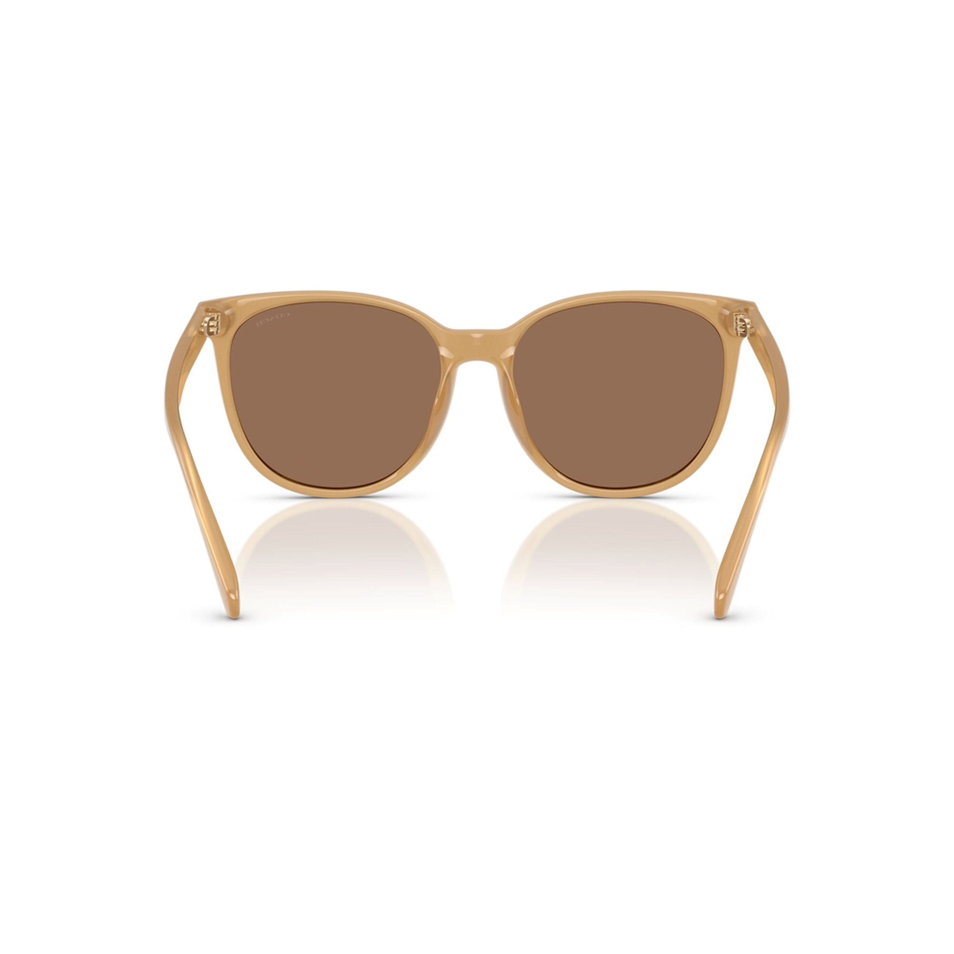 Coach Women's Embedded Signature Round Sunglasses