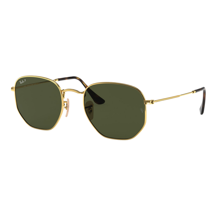 Ray-Ban Polarized Hexagonal Flat Lens Sunglasses
