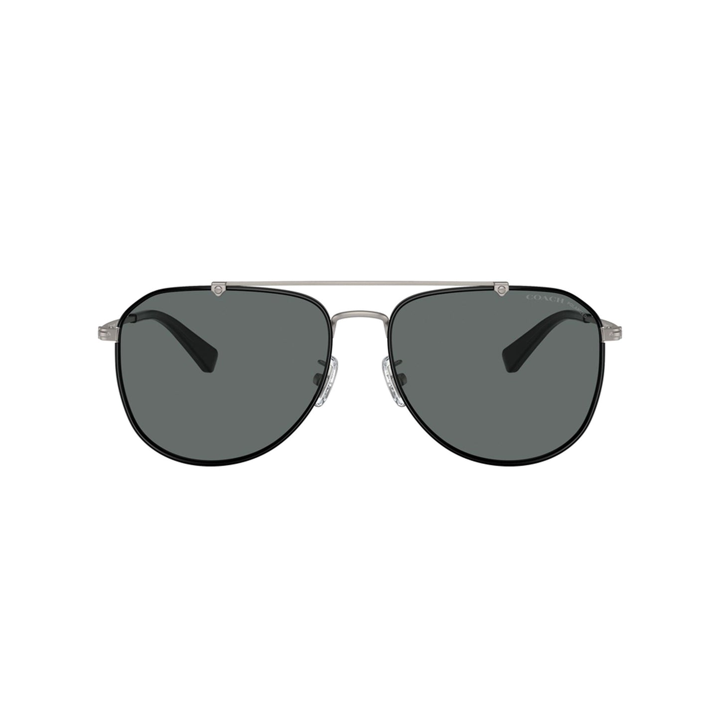 Coach Polarized Metal Windsor Pilot Sunglasses