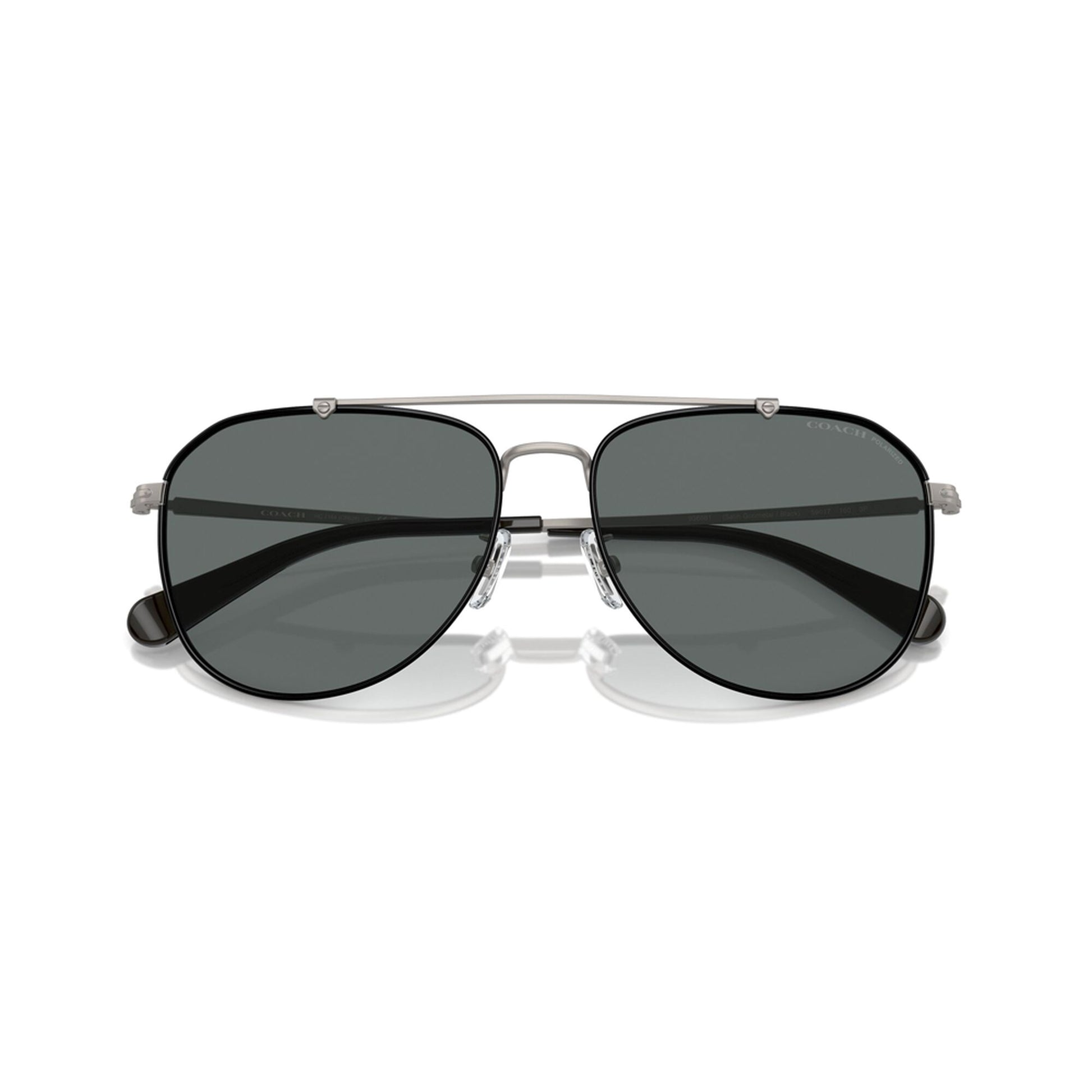 Coach Polarized Metal Windsor Pilot Sunglasses