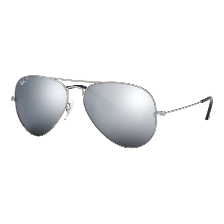 Ray-Ban Polarized Aviator Mirror Sunglasses