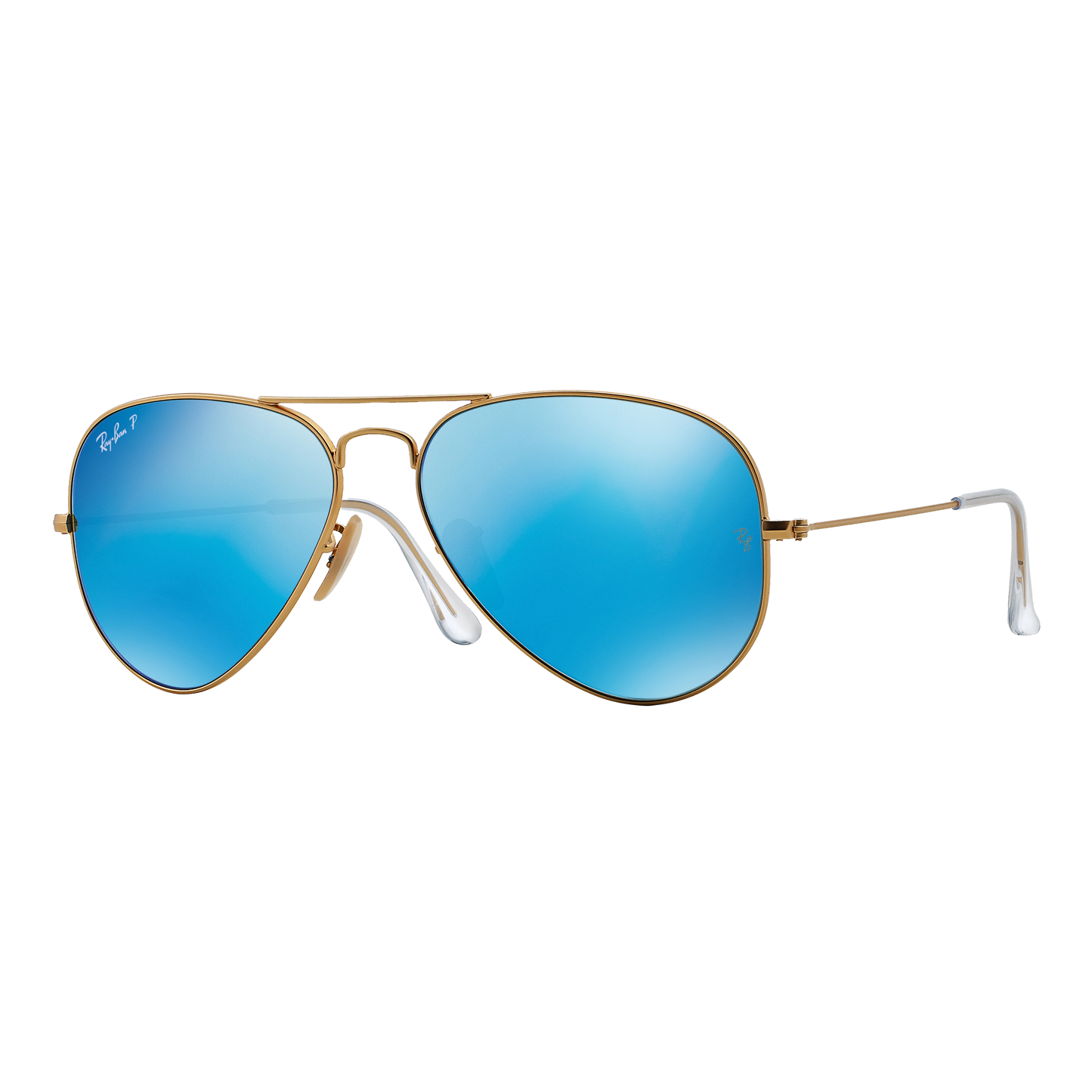 Ray-Ban Polarized Aviator Flash Lens Sunglasses