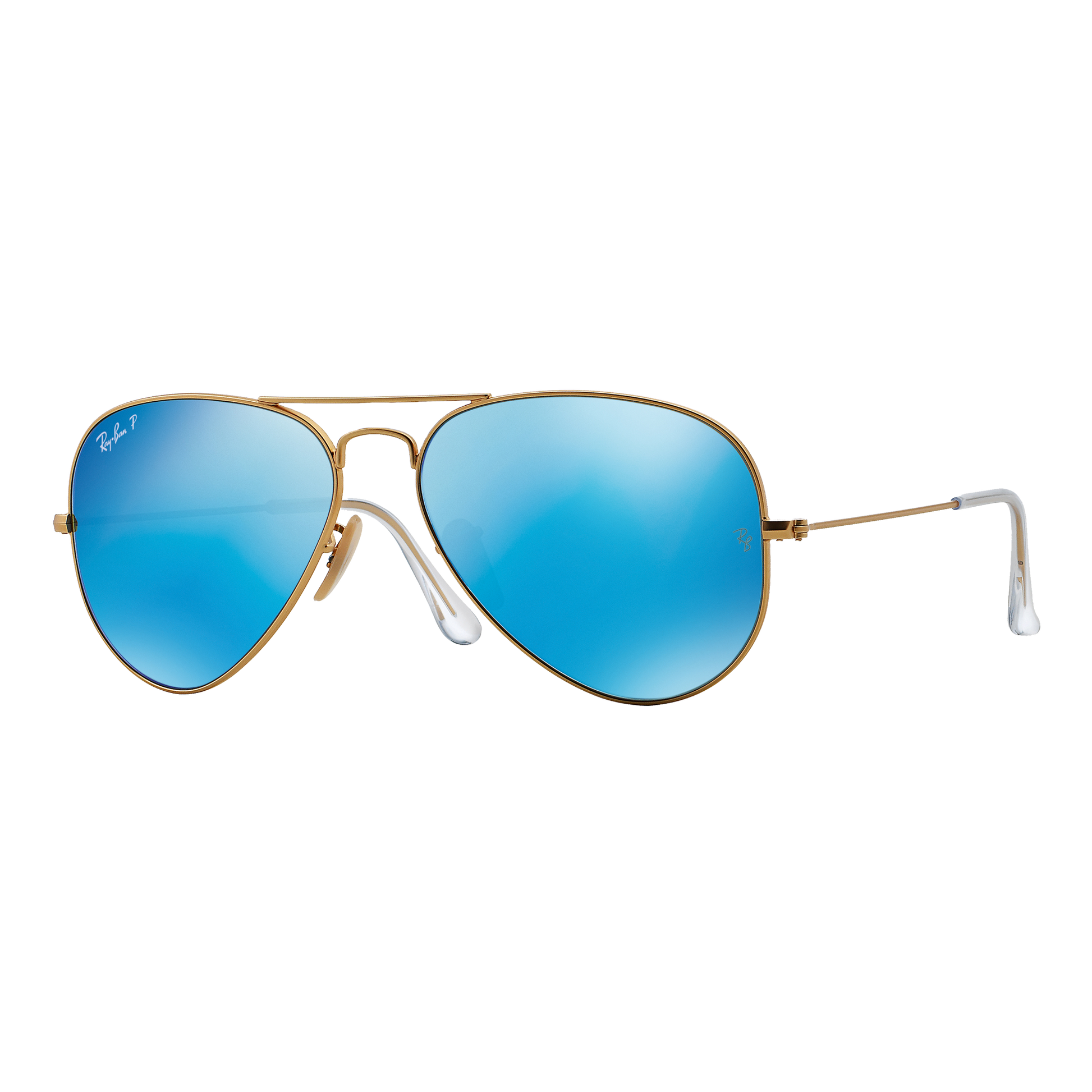 Ray-Ban Polarized Aviator Flash Lens Sunglasses