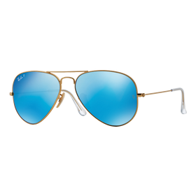 Ray-Ban Polarized Aviator Flash Lens Sunglasses