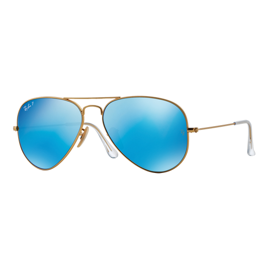 Ray-Ban Polarized Aviator Flash Lens Sunglasses