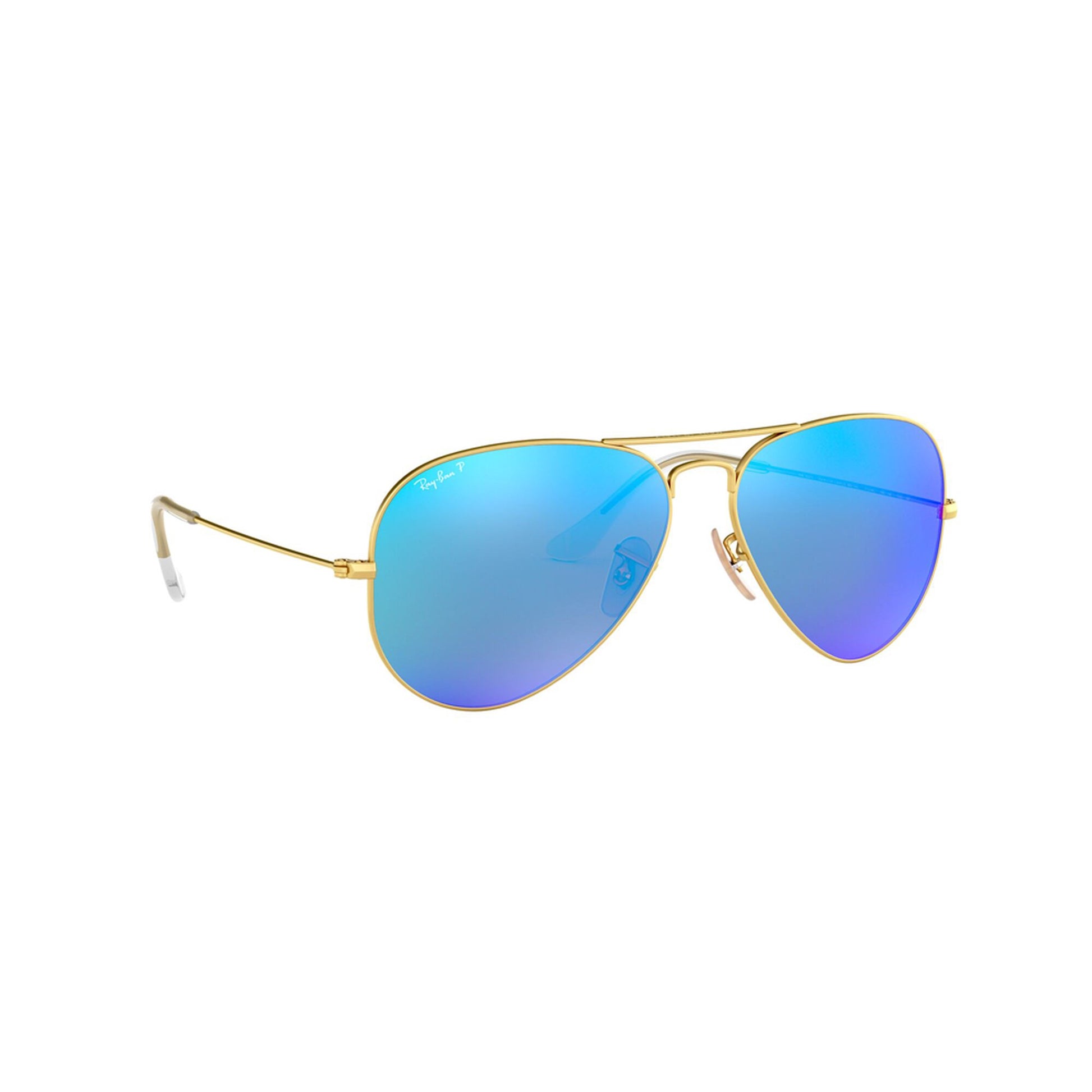 Ray-Ban Polarized Aviator Flash Lens Sunglasses